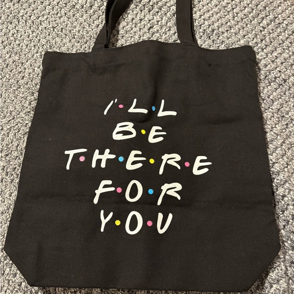 Handbags - Friends-Themed Black Canvas Tote Bag